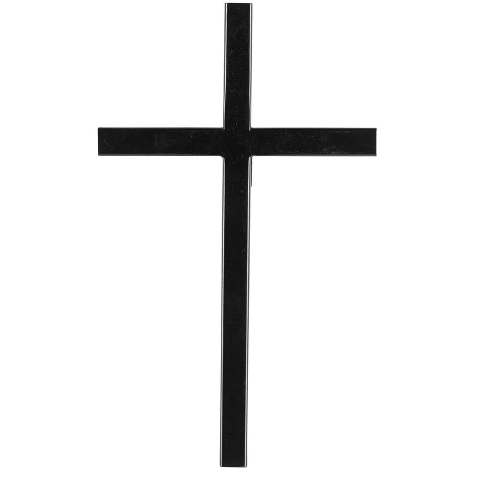 Black Metal Wall Cross 10"H by Dicksons