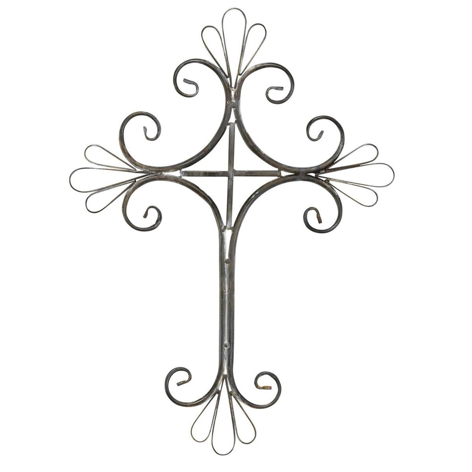 Wall Cross Metal Black 18h by Dicksons, product view 2