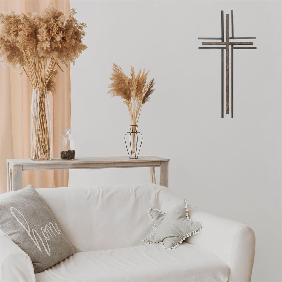Metal Double Wall Cross by Dicksons, product view 2
