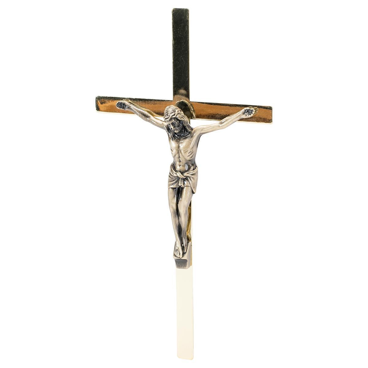 Wall Cross Jesus Gold 8in by Dicksons, product view 2