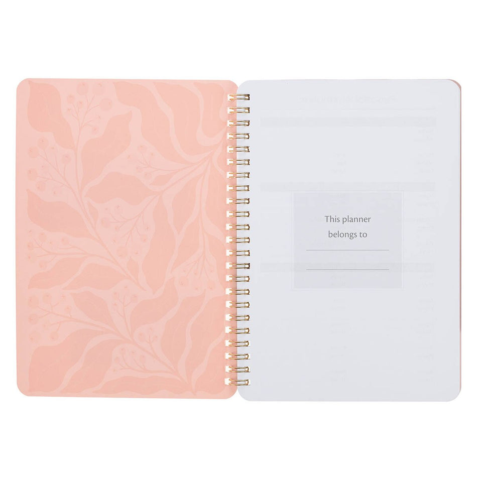 2027 I Know the Plans Spiral Weekly Planner - Jeremiah 29:11 by Christian Art Gifts, product view 2