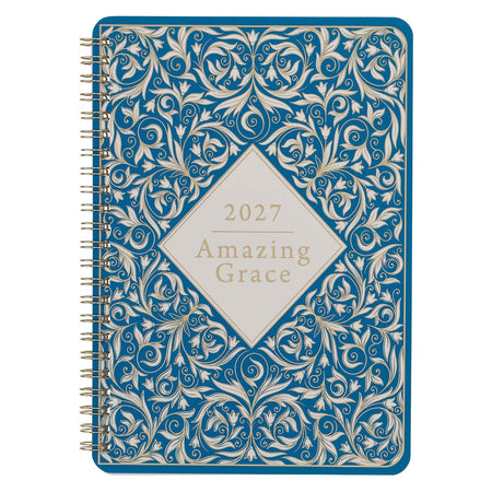 2027 Amazing Grace Spiral Weekly Planner by Christian Art Gifts