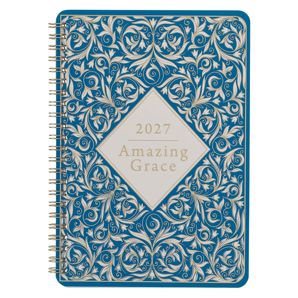 2027 Amazing Grace Spiral Weekly Planner by Christian Art Gifts