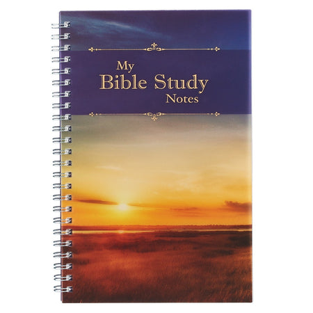 My Bible Study Notes Spiral Notebook by Christian Art Gifts