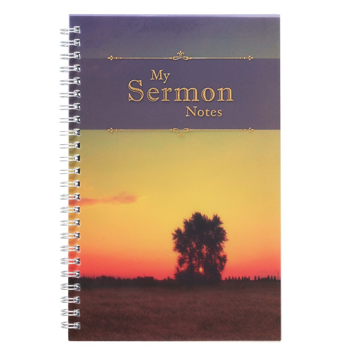 My Sermon Notes Spiral Notebook by Christian Art Gifts