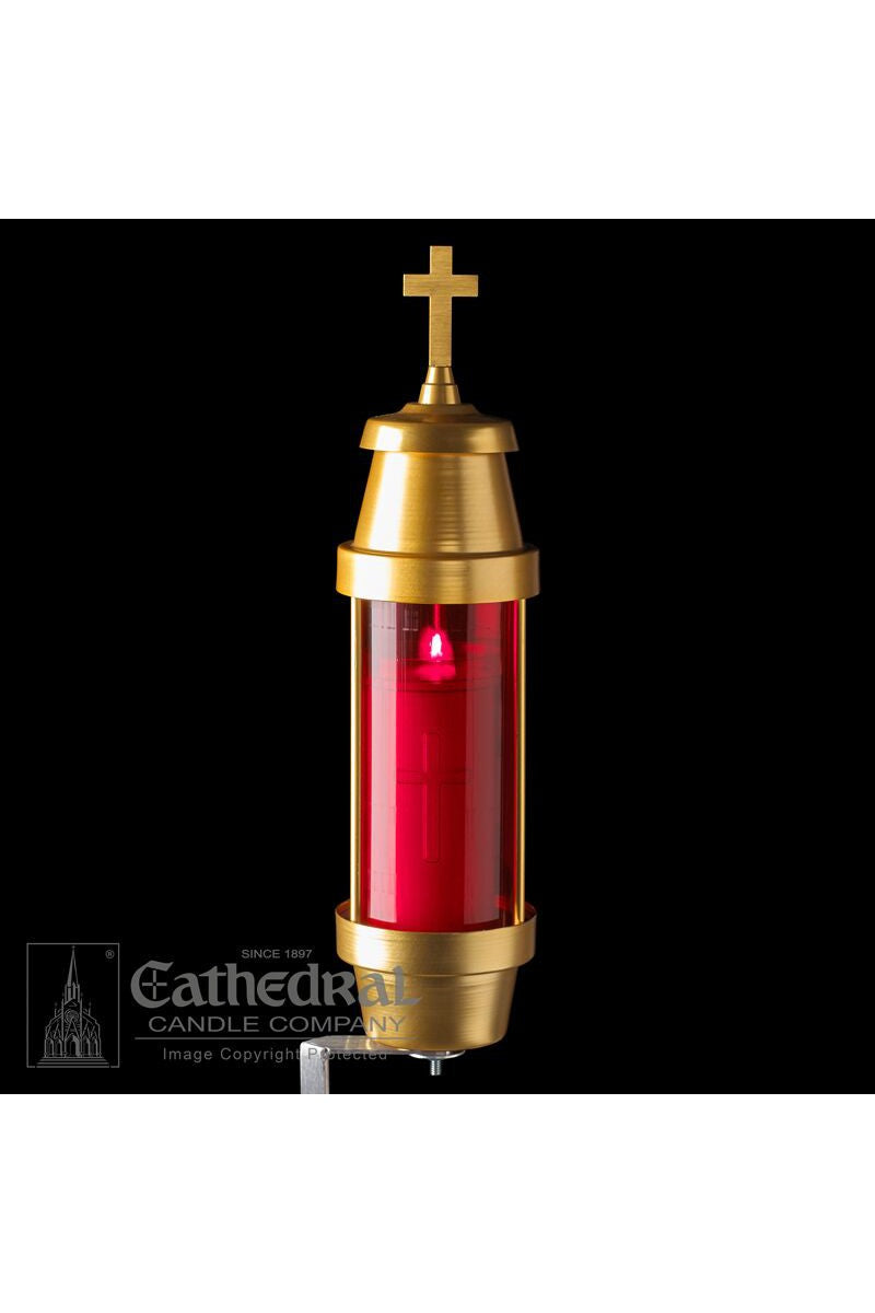 Memorial Light Fixtures - Ruby Offset Spike by Anchor Christian Distributors