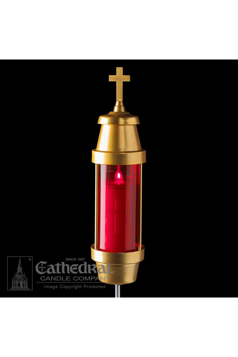 Memorial Light Fixtures - Ruby Replacement Globe by Anchor Christian Distributors