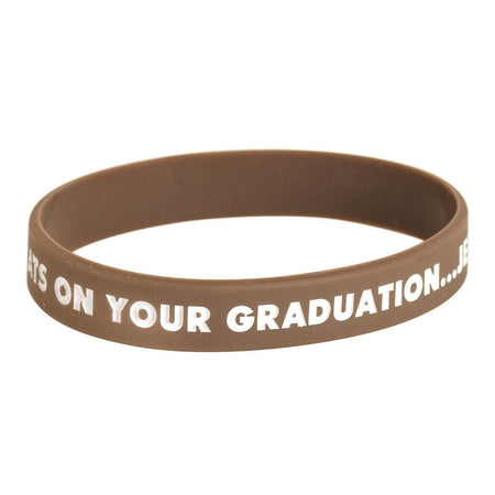 Bracelet Silicone Graduation 2 Assorted 7/16" by Dicksons