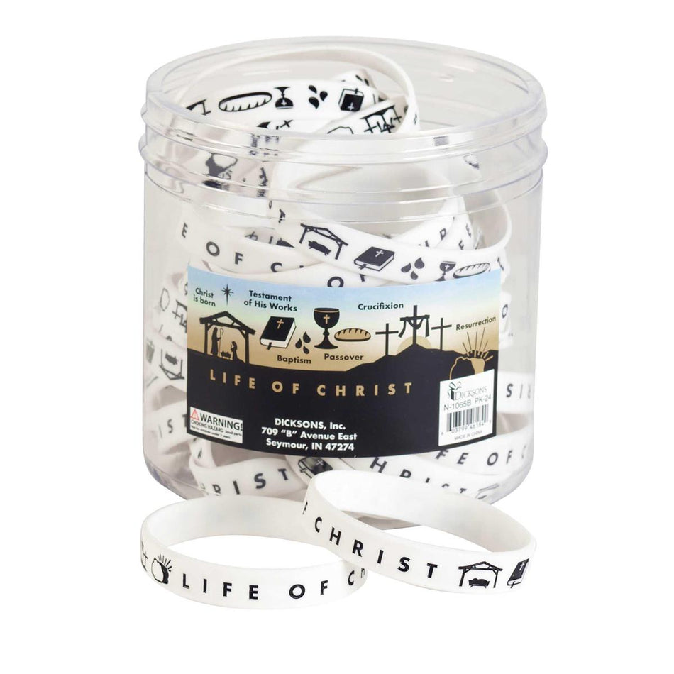 Bracelet Silicone Life Of Christ by Dicksons