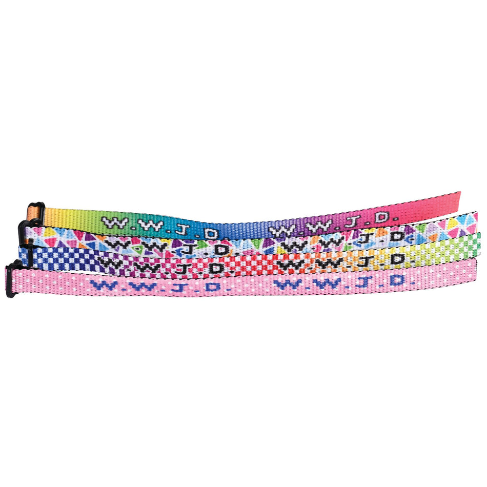 Woven Bracelet Assortment Tub WWJD by Dicksons, product view 2