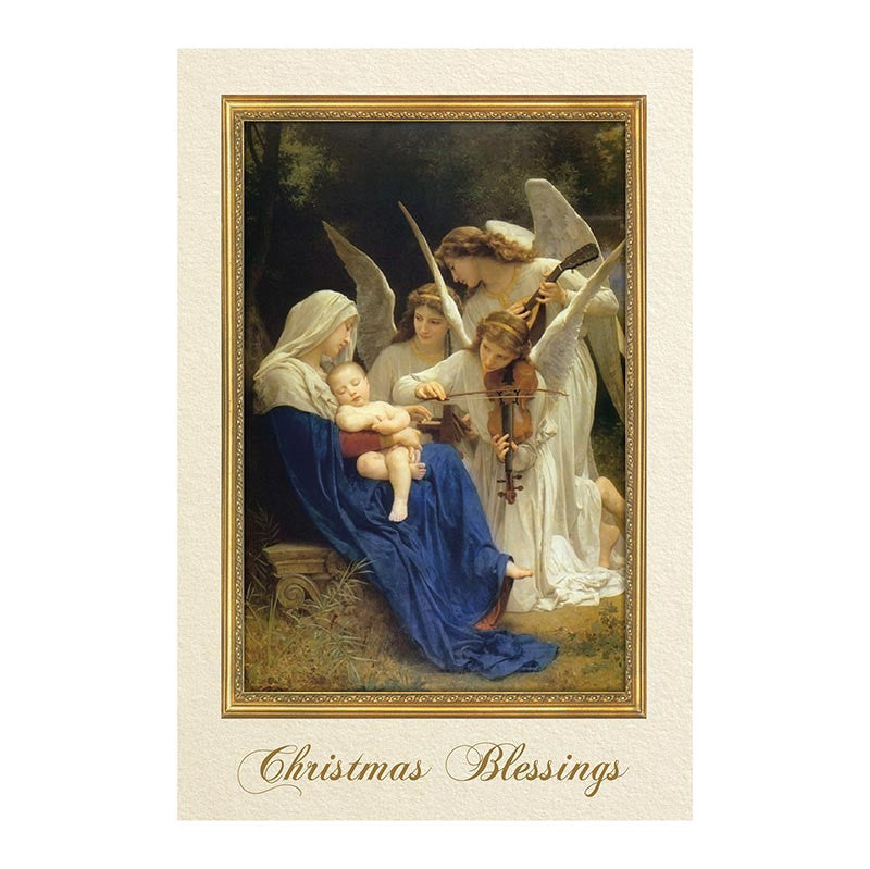 Greeting Card - Christmas Blessings, one of the items in the Christmas Greeting Cards, Five Designs. A photograph of the assembled set is pending.