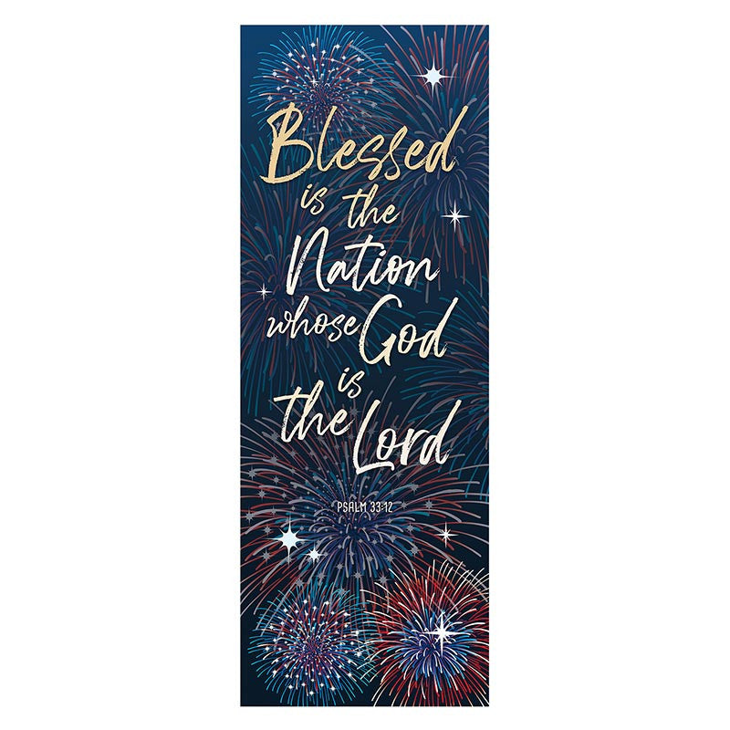 Blessed Nation X-Stand Banner by Christian Brands