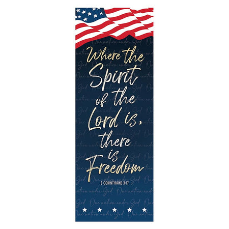 Freedom X-Stand Banner by Christian Brands