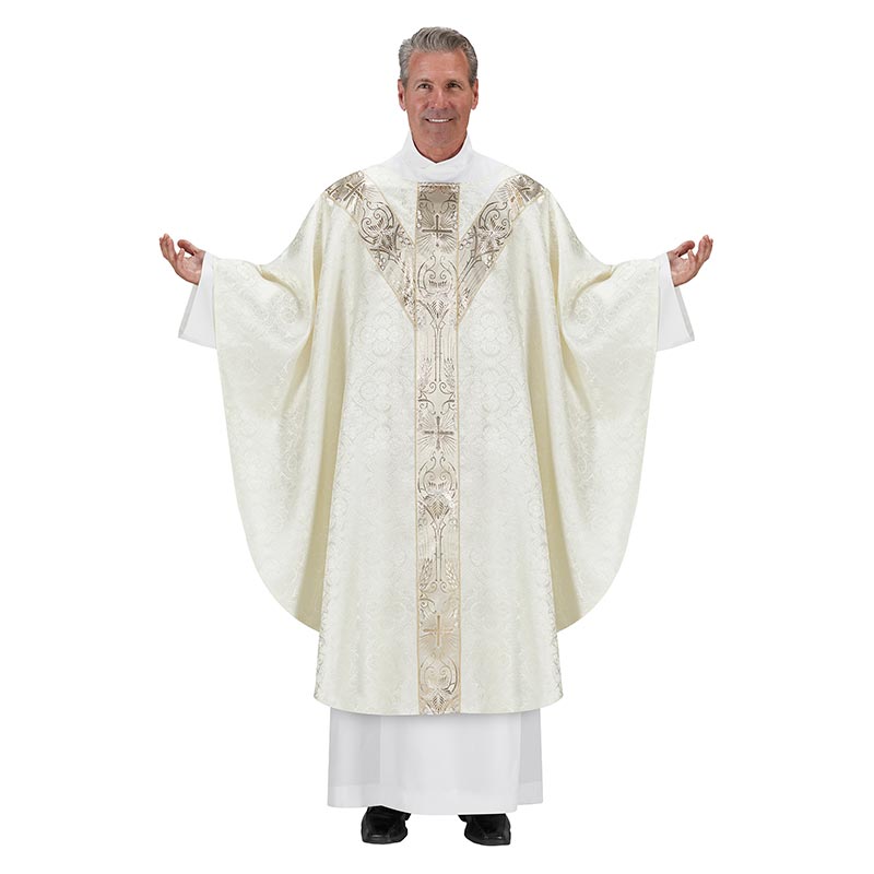 Chartres Collection Semi-Gothic Chasuble by Christian Brands, product view 2