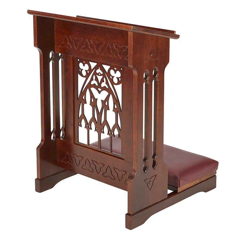 St. Albans Collection Padded Kneeler - Walnut