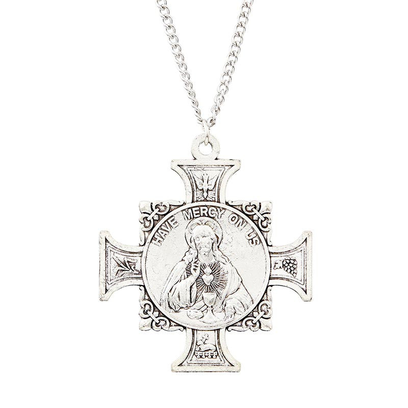 Saint Jude and Sacred Heart Medal