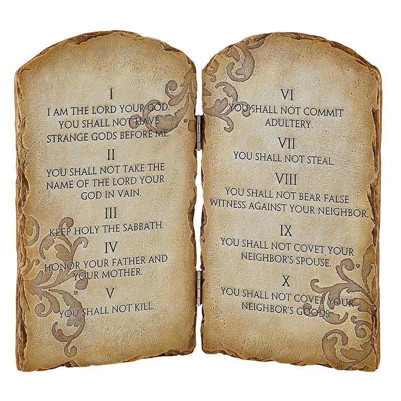 Ten Commandments Plaque (N5232)