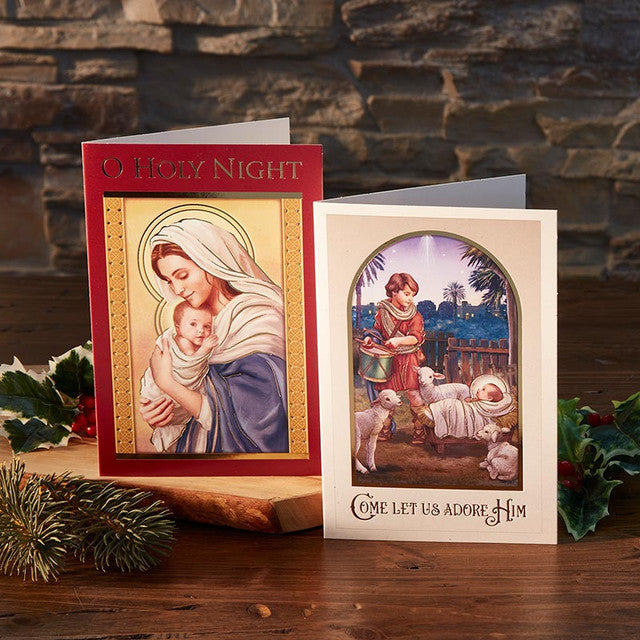 Greeting Card - Let Us Adore Him - Drummer Boy