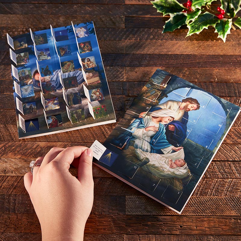 Advent Calendar Greeting Card - Holy Family by Christian brands Catholic, product view 2
