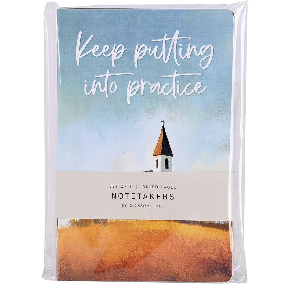 Inspirational Christian Notetakers Lined Journal Ruled Notebook 5.5 x 8.5 Inch by Dicksons