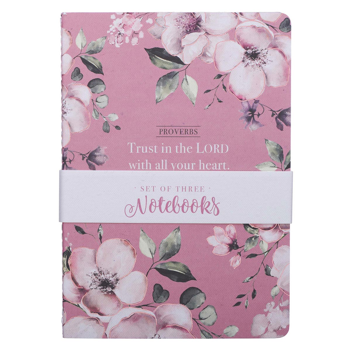Trust in the Lord Medium Notebook Set - Proverbs 3:5 by Christian Art Gifts