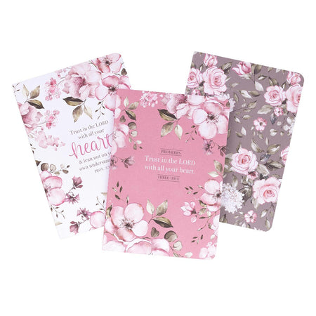 Trust in the Lord Medium Notebook Set - Proverbs 3:5 by Christian Art Gifts, product view 3