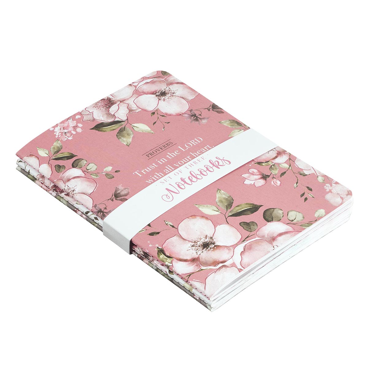 Trust in the Lord Medium Notebook Set - Proverbs 3:5 by Christian Art Gifts, product view 4