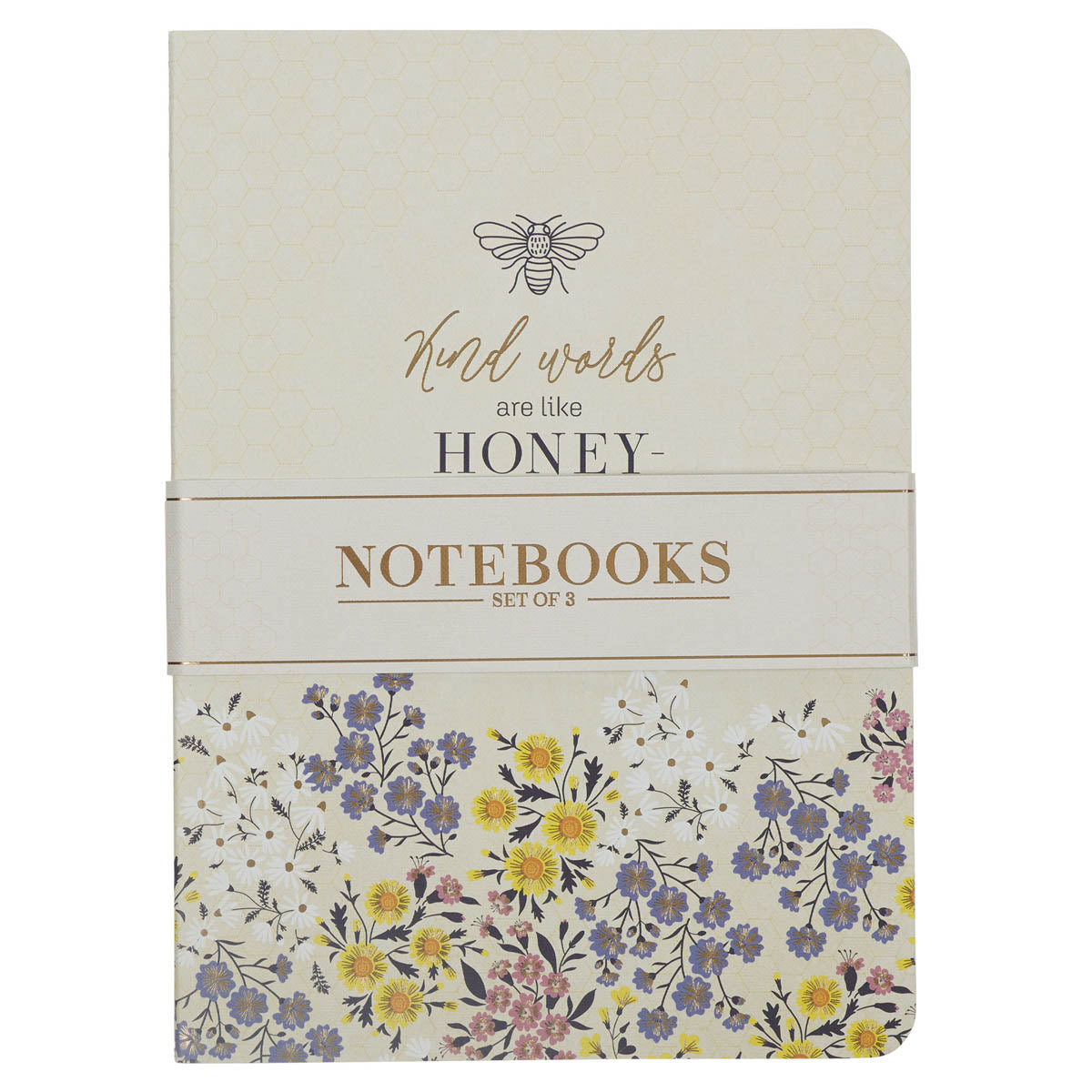 Kind Words Are Like Honey Large Notebook Set - Proverbs 16:24 by Christian Art Gifts