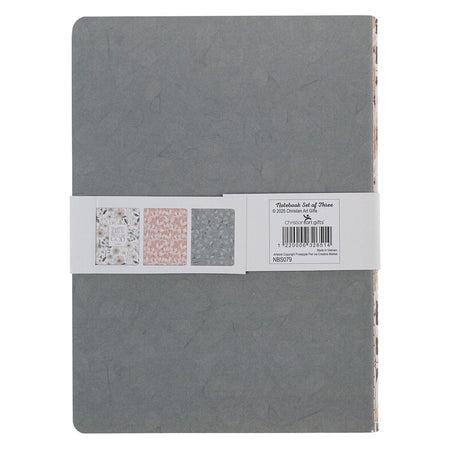 Be Still Teal Meadow Large Notebook Set - Psalm 46:10 by Christian Art Gifts, product view 2