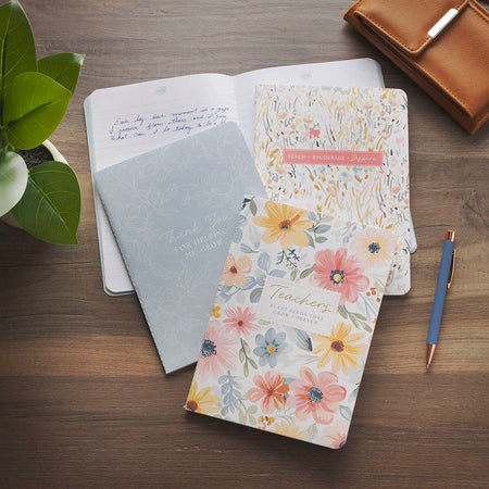Teachers Plant Seeds Coral Garden Large Notebook Set by Christian Art Gifts, product view 4
