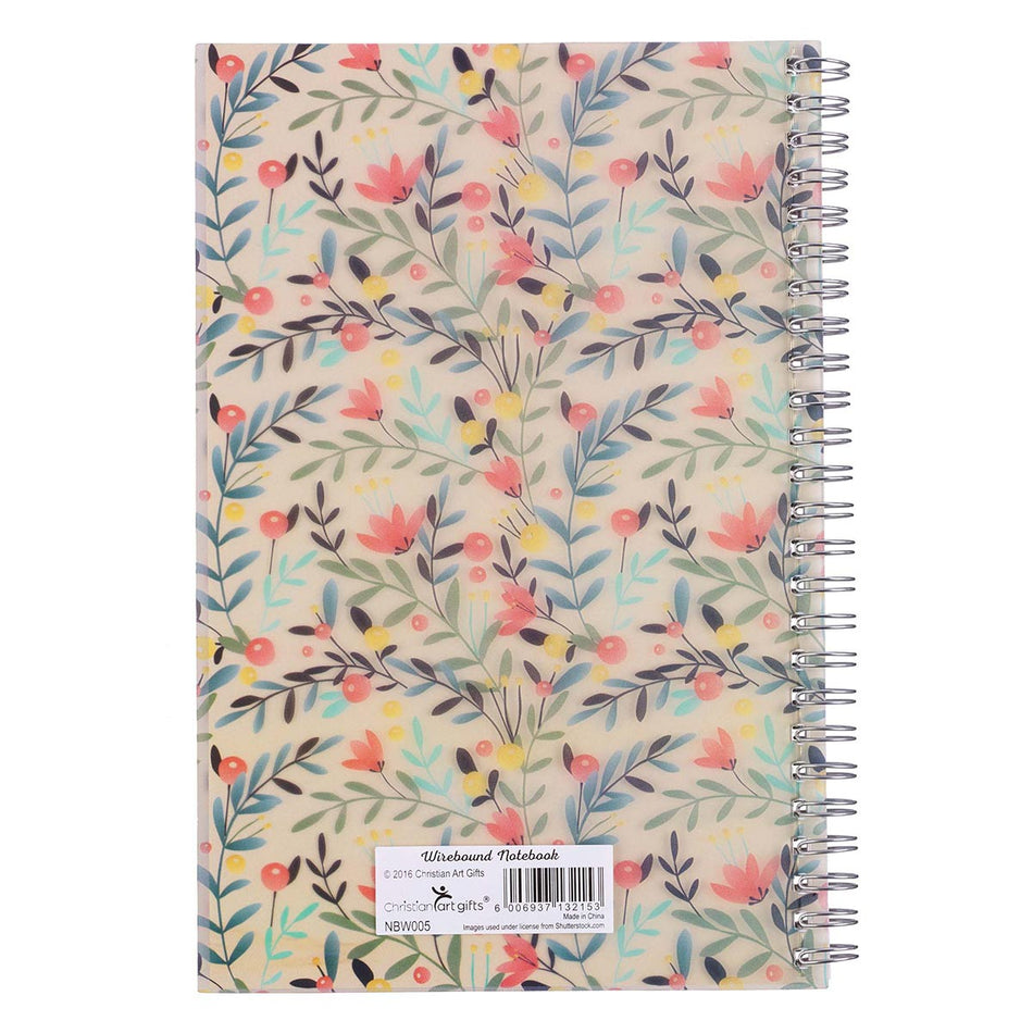 My Grace PVC Cover Spiral Notebook - 2 Corinthians 12:9 by Christian Art Gifts, product view 2