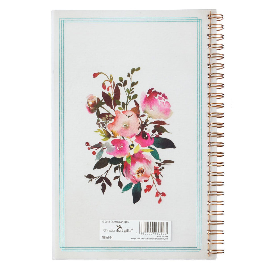 Love Is PVC Cover Spiral Notebook - 1 Corinthians 13:4-7 by Christian Art Gifts, product view 2
