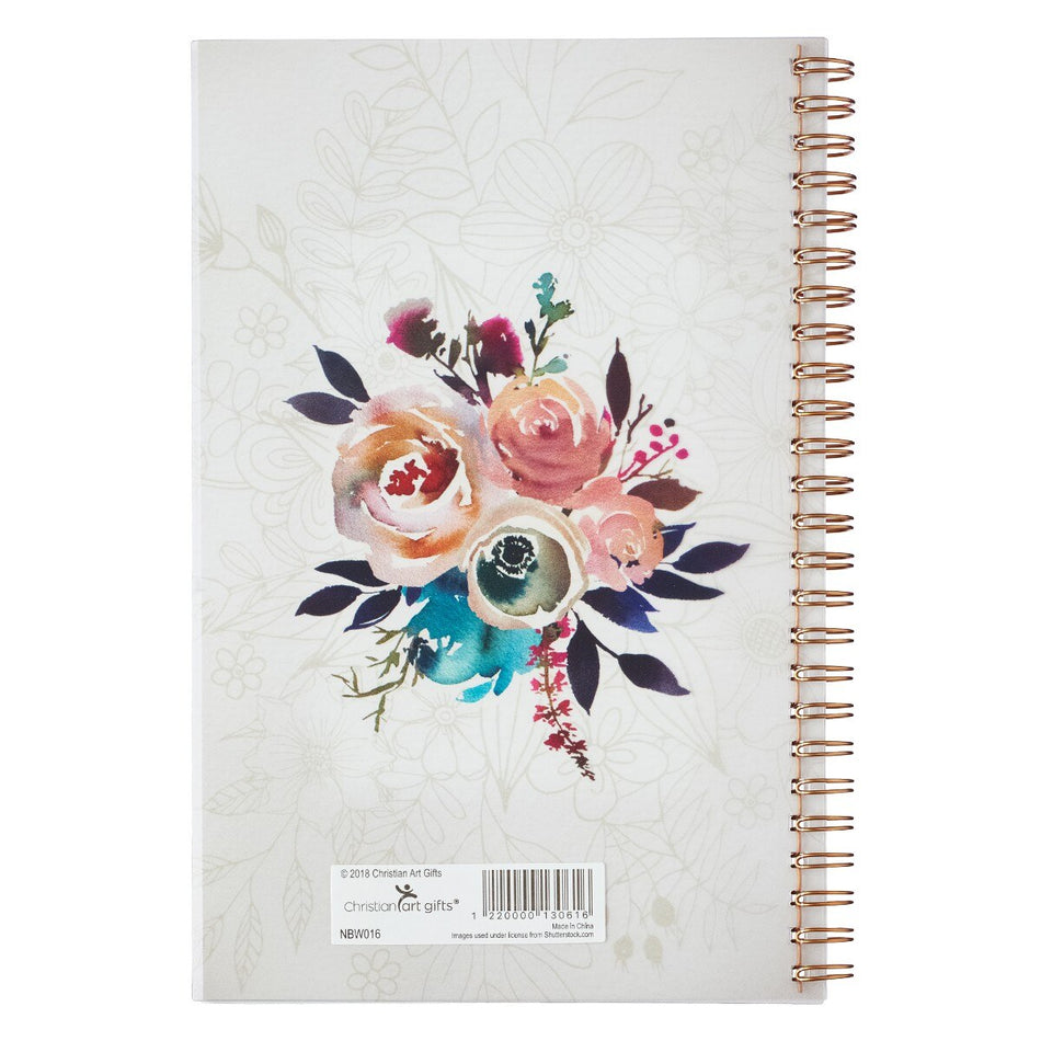 Ask, Seek, Knock PVC Cover Spiral Notebook - Matthew 7:7 by Christian Art Gifts, product view 2