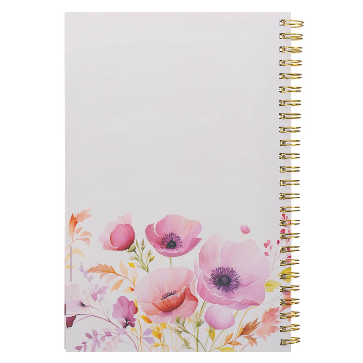 I Know The Plans Pink Wildflower Soft Cover Spiral Notebook - Jeremiah 29:11 by Christian Art Gifts, product view 2
