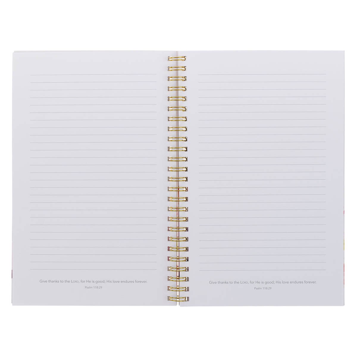 I Know The Plans Pink Wildflower Soft Cover Spiral Notebook - Jeremiah 29:11 by Christian Art Gifts, product view 4
