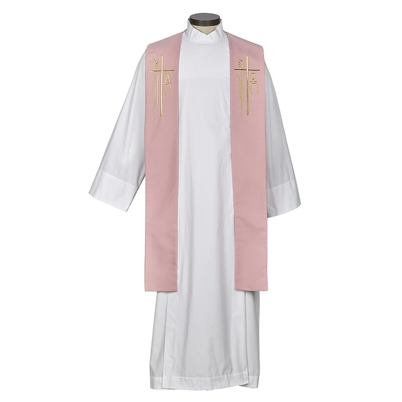 Embroidered Alpha Omega Stole by Christian Brands, product view 6