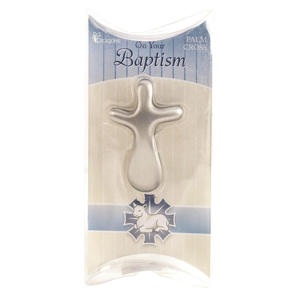 Cross Palm Baptism Zinc Alloy 2 1/2"H by Dicksons