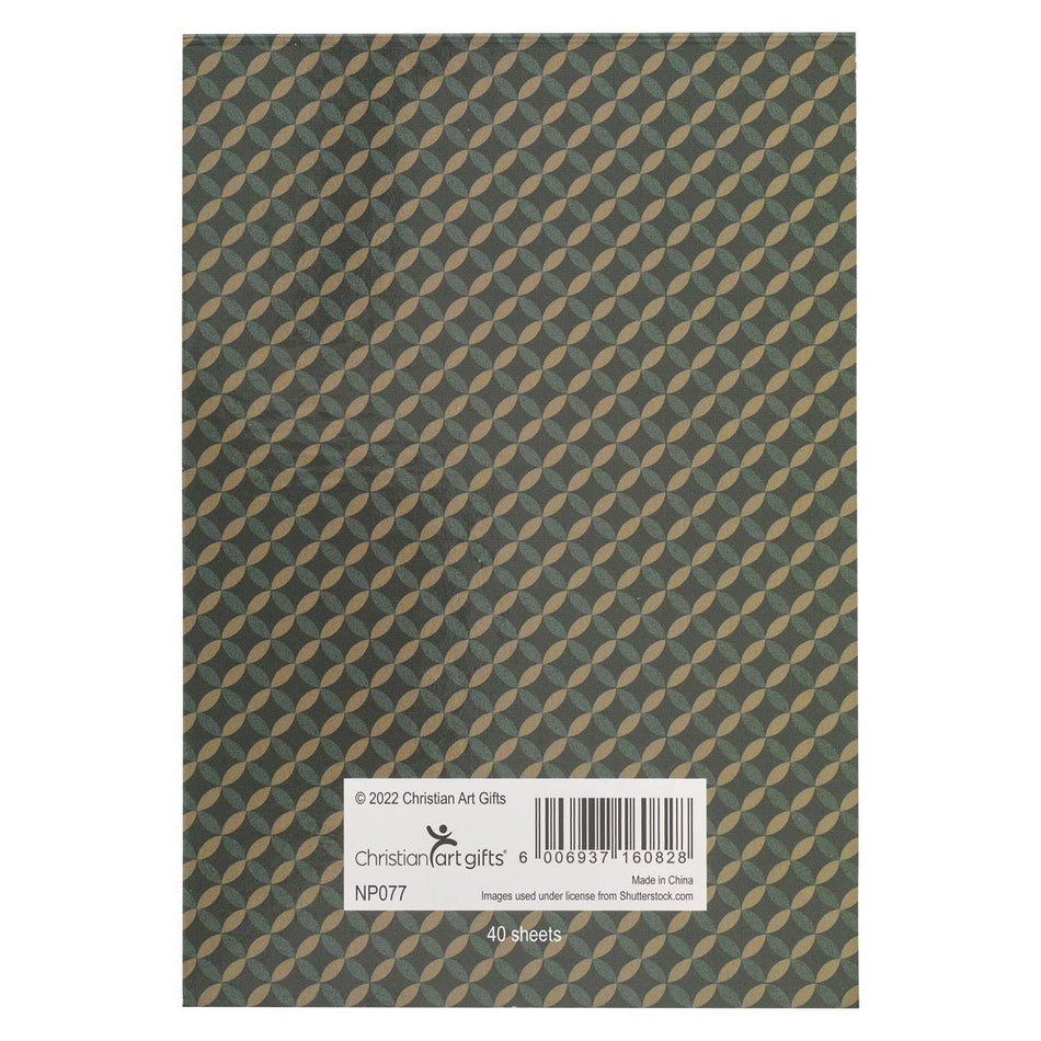 May the Lord Bless You Green Puppy Notepad - Numbers 6:24 by Christian Art Gifts, product view 2