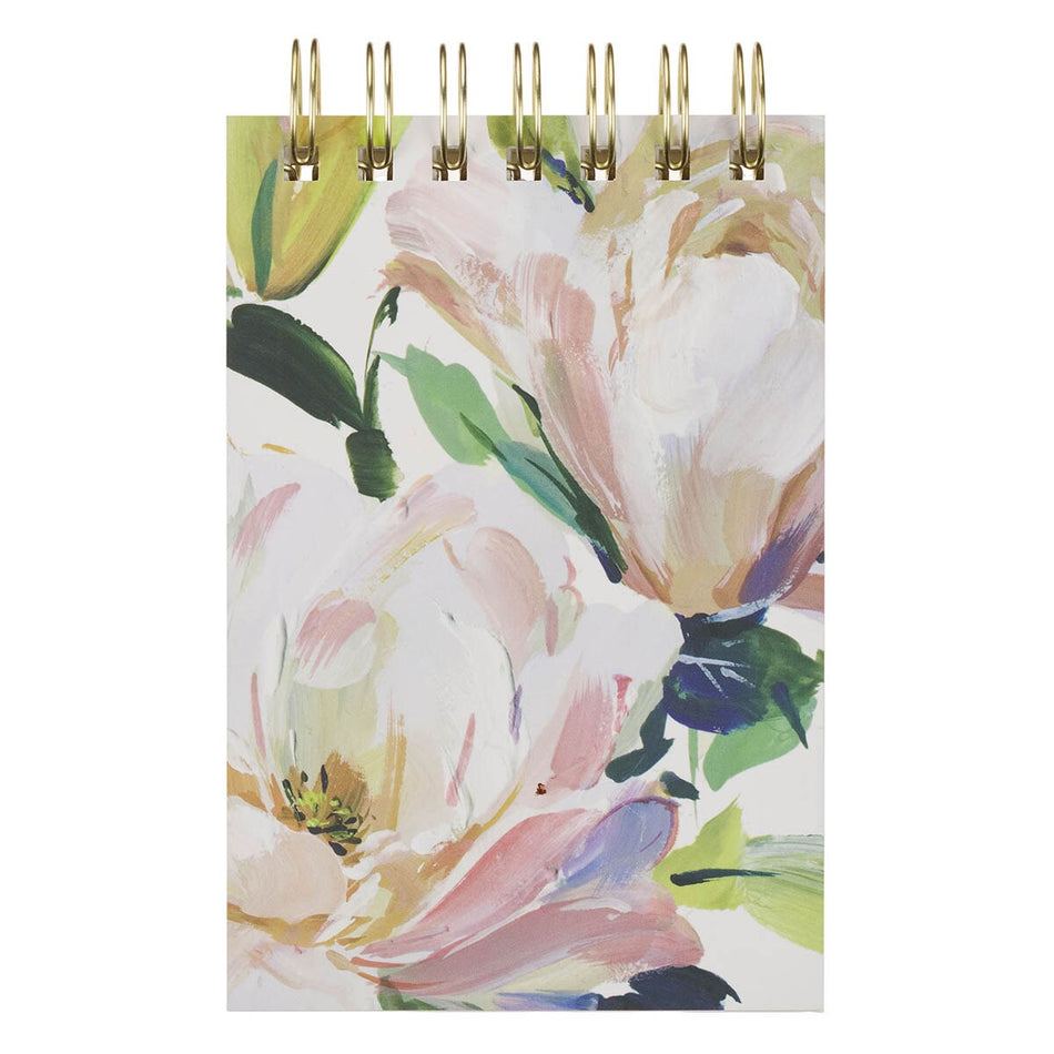 I Love You Mom Purple Floral Tiered Spiral Notepad by Christian Art Gifts, product view 2