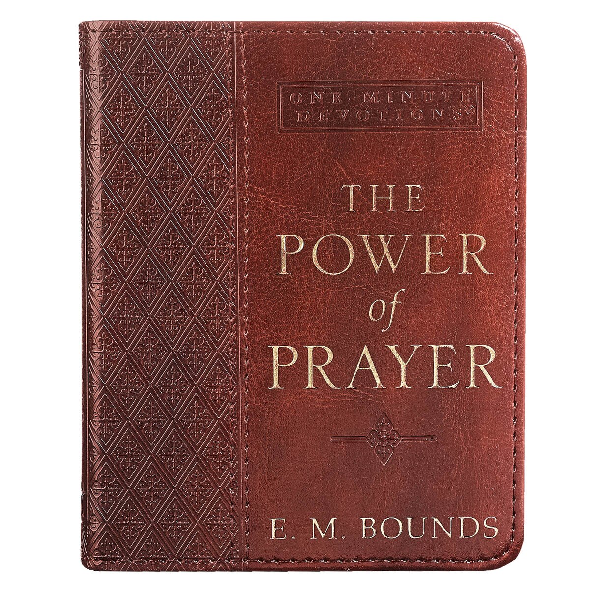 The Power of Prayer Brown Faux Leather One-Minute Devotions by Christian Art Gifts