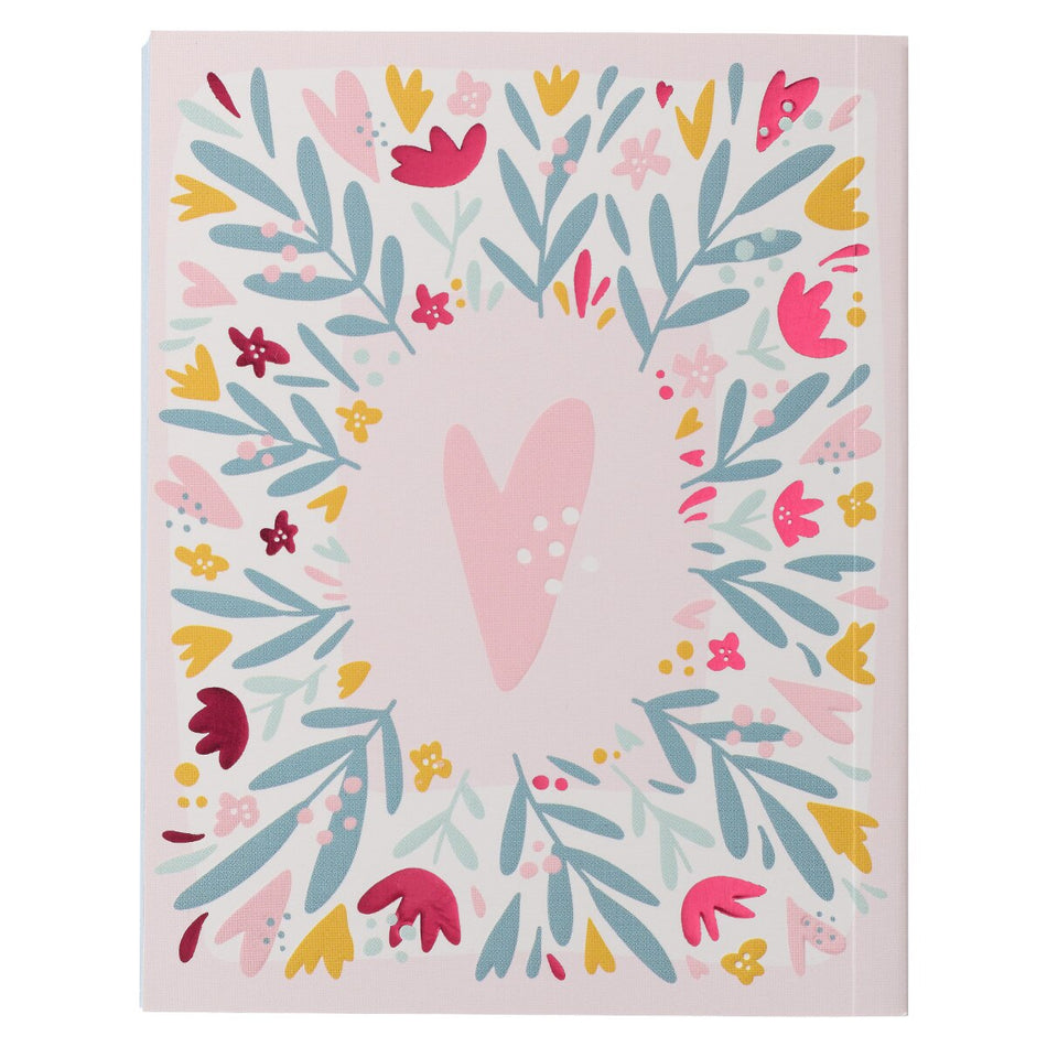 Pink Floral Softcover One-Minute Devotions for Girls by Christian Art Gifts, product view 2