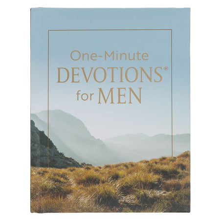 One-Minute Devotions® for Men Hardcover Devotional by Christian Art Gifts