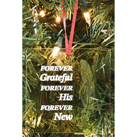 Ornament Forever Grateful His New 3.5H by Dicksons, product view 2