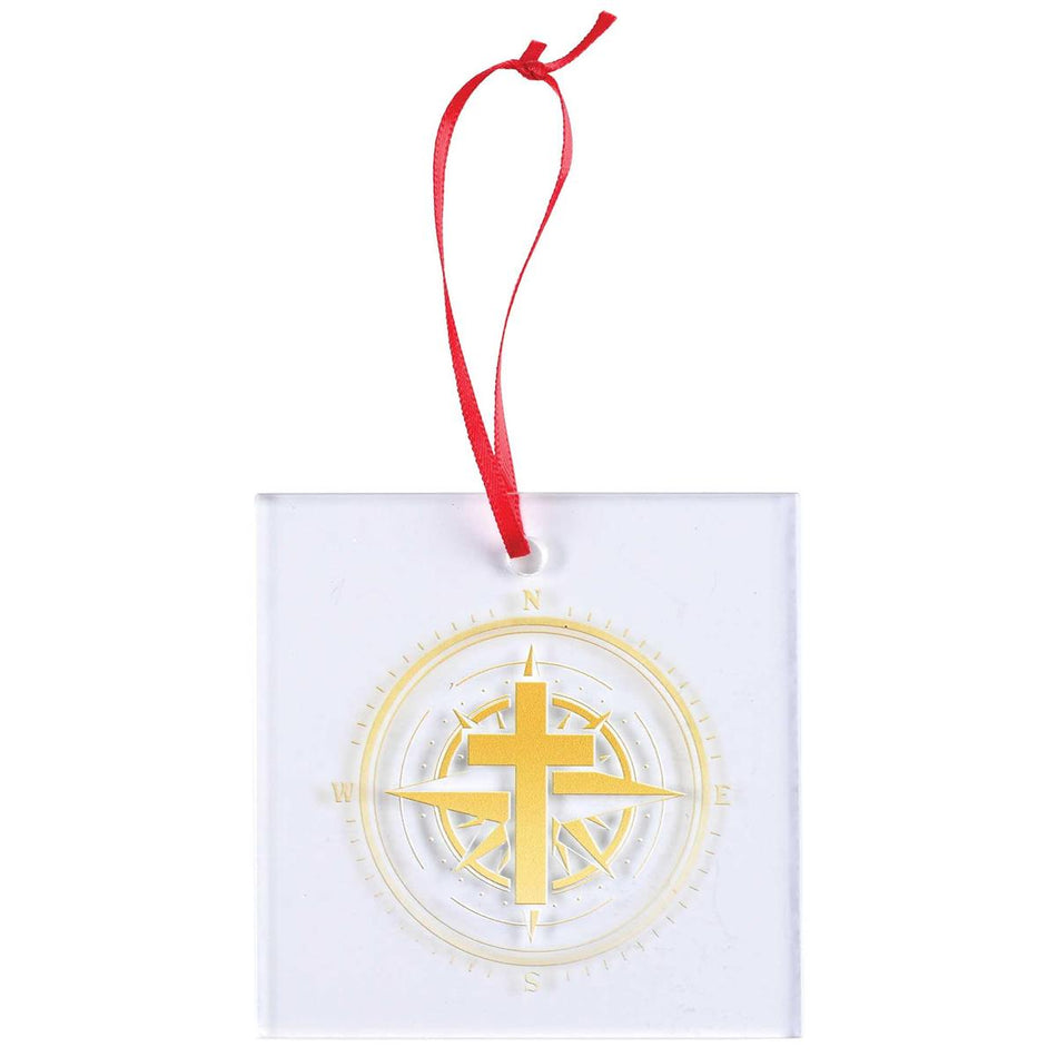 Ornament Cross Compass 3.5H by Dicksons
