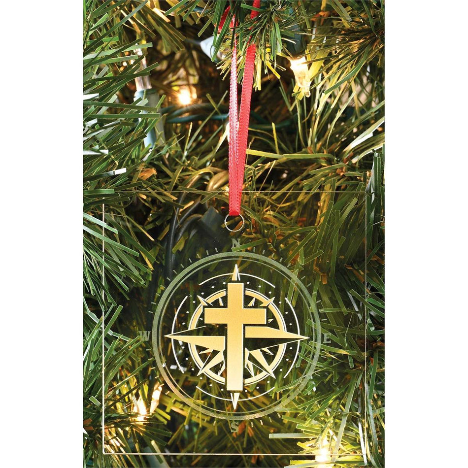 Ornament Cross Compass 3.5H by Dicksons, product view 2