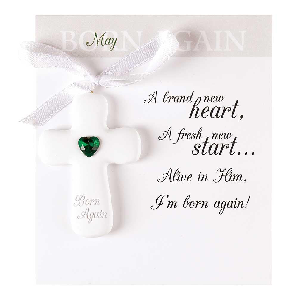 Ornament Resin Cross May by Dicksons