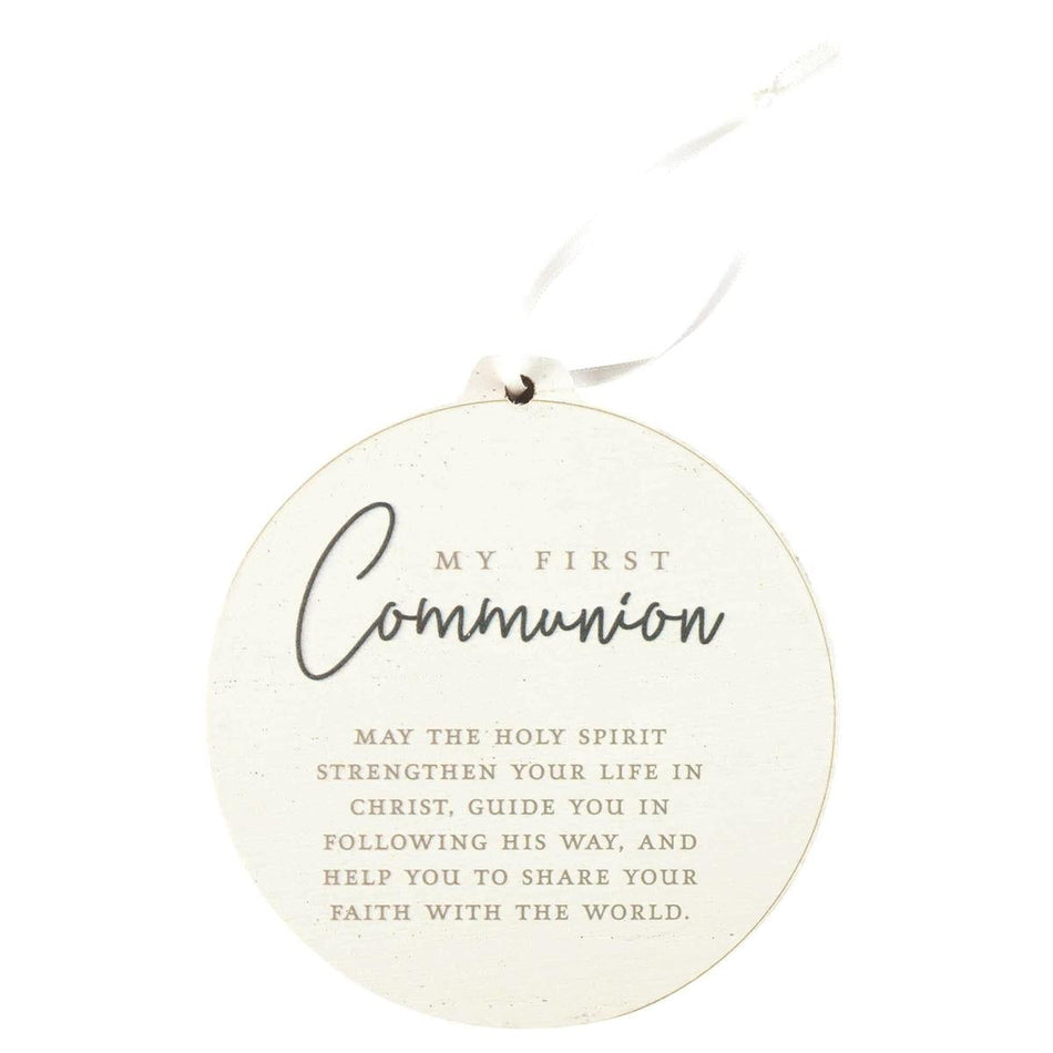 Ornament My First Communion White MDF by Dicksons