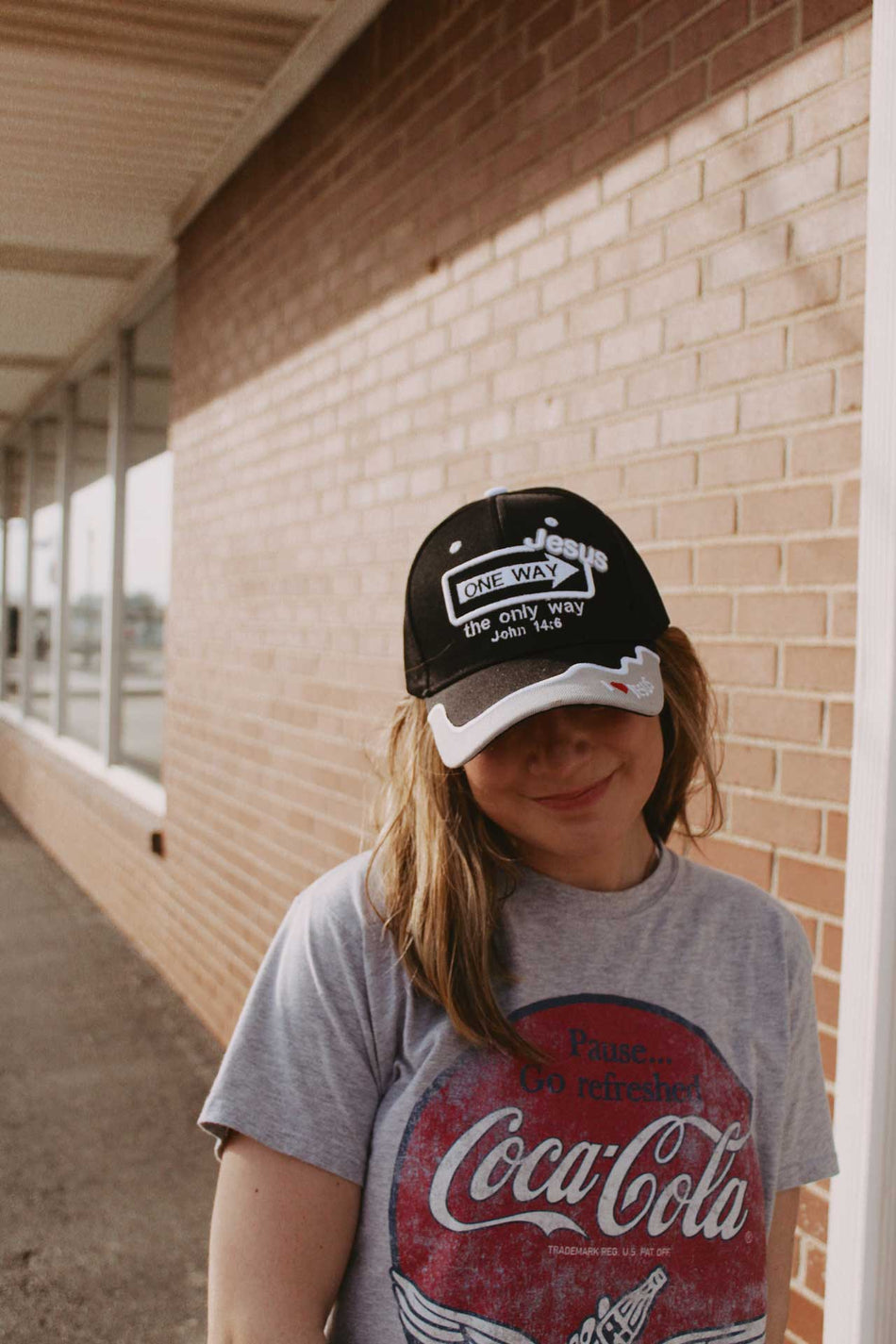 One Way Jesus Cap | Embroidered Christian Faith Hat | Adjustable Fit