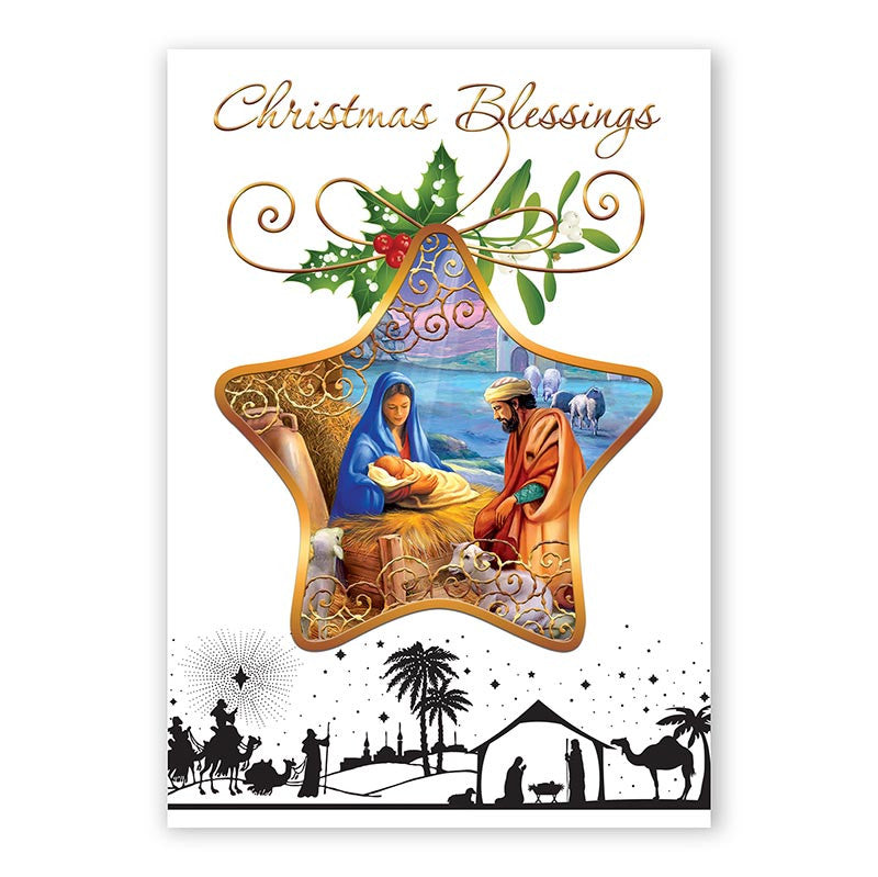Blessings Ornament Christmas Card