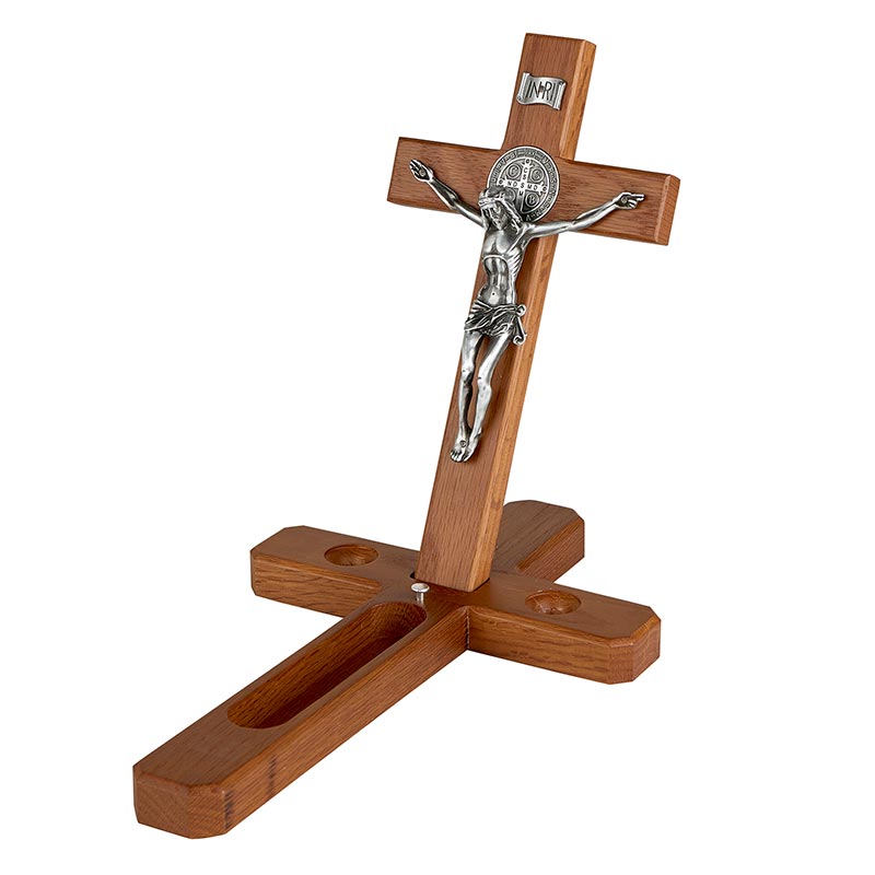 Saint Benedict Sick Call Crucifix Set by Christian Brands, product view 4